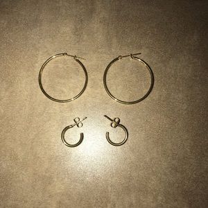 Gold Hoop Earrings